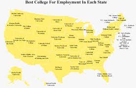 Some may be puting off college attendance to build savings. The Best College In Each State For Getting A Job 2018 Zippia