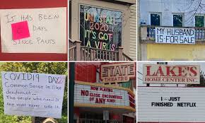 I love garden signs of all types. Hilarious Quarantine Signs From People Who Didn T Let The Coronavirus Lockdown Dampen Their Spirits Daily Mail Online