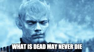 I know death.he's got many faces night king arrives: Image Tagged In Theon Night King Imgflip