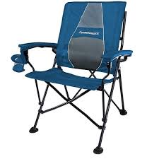 Strongback Elite Navy Grey Comfortable Outdoor Chairs Folding Camping Chairs Outdoor Chairs