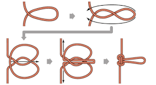 蝶結び butterfly knot 結び方 マクラメ ロープ