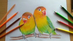 Drawing Skill Love Drawing With Colour Linear sketch of marijuana branch leaves and cones.