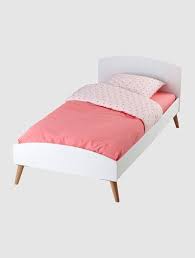 Lit Enfant Ligne Confetti Blanc Bois Vertbaudet Lit Enfant Lit Lit Pour Petite Chambre