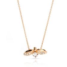 Maybe you would like to learn more about one of these? Tiffany Co Paper Flower Diamond Firefly Necklace In 18k Rose Leprix