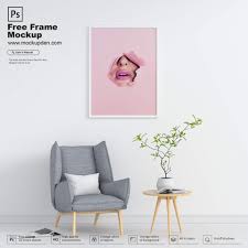 Wall Decor Frame Free Psd Mockup In 2020 Frame Wall Decor Frame Mockups Free Frames