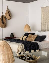 Modern lighting adds a refined polish, while dried flowers hanging from the wall create a romantic air in the space. 11 Absolutely Stunning Minimalist Boho Bedroom Designs My Cosy Retreat