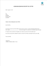 Check spelling or type a new query. Acknowledging Receipt Of Letter Premium Schablone