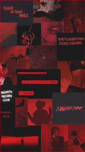 Here are only the best grunge wallpapers. Red Grunge Wallpaper Dark Edgy Aesthetic Collage Background Trendy Cool Dark Red Dark Red Wallpaper Black Aesthetic Wallpaper Red Aesthetic