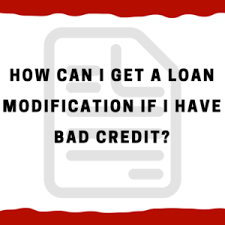 A loan modification typically won't affect your credit profile, but any late payments (30 days behind or more) leading up to, and possibly during, the modification will. How Can I Get A Loan Modification If I Have Bad Credit