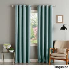 Free shipping on orders of $35+ and save 5% every day with your target redcard. Quality Home Thermal Insulated Blackout Curtains Stainless Steel Nickel Grommet Top Turquoise 52 W X 108 L Set Of 2 Panels Walmart Com Walmart Com