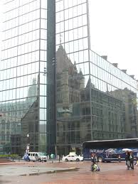 (pictured above are boston's trinity church and the john hancock tower, the tallest building in the city, taken by yours truly.) #cambridge #gq #jamaica plain #john hancock tower #trinity church #blisters #boston #hipster #new york #painful heels #prep #newbury street. Old John Hancock Building Reflecting Into The New John Hancock Tower Boston Ma Mapio Net