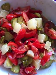 Harzerkase Salat Mit Tomaten Und Gurken Von Sandybaby Chefkoch Rezept Harzer Kase Salat Salat Mit