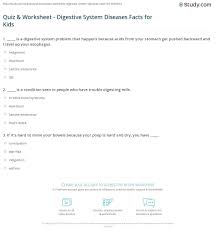 Oct 25, 2021 · whether you're planning parties or hitting the dating scene, these trivia questions for adults are the fun pastime you need right now!these lists are packed with fun, silly and difficult questions to ask to pass the time and have a fun challenge. Quiz Worksheet Digestive System Diseases Facts For Kids Study Com