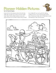 Pioneer Hidden Pictures Pioneer Activities Pioneer Day Activities Pioneer Crafts