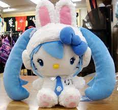 Vocaloid Miku Hatsune Hello Kitty Hello Kitty Items Kawaii Plushies Hello Kitty