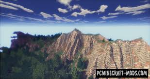 The mod comes with many different biomes, and they are all quite impressive. Default Hyper Realistic Terrain Surv Terrain Map 1 17 1 1 16 5 Pc Java Mods
