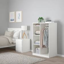 Syvde White Open Wardrobe Ikea Ikea Bedroom Furniture Bedroom Sets For Sale Open Wardrobe