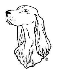 Irish Setter Line Drawing Google Search Irish Setter Dog Art Line Drawing