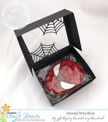 On sale instant download add to cart. Diy Spider Web Box For Cookies Gifts Or Candy Instant Svg Download