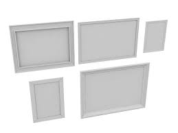 Photo Frame On Wall 3d Model Frames On Wall Photo Frame Wall Frame
