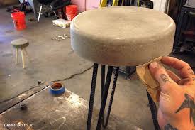 Diy Home Depot Bucket Stool Made From Concrete Rebar And A Bucked Concrete Stool Home Depot Stool