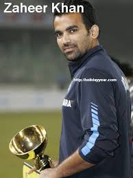 Oct 7 Zaheer Khan Indian Cricketer Was Born Today For More Famous Birthdays Http Holidayyear Com Birthday List Of Famous People Famous Famous Celebrities