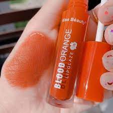 Gincu terbaik untuk warna kulit sebegini ialah nude. Kiss Beauty Blood Orange Lipglaze Thailand Lip Tint Lipstick Lipstik Cosmetic Oren Ecer Bisa Pilih Warna Lazada Indonesia