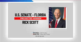 Scott projected to win 2024 Florida Senate race, defeating Mucarsel-Powell