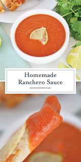 Perfect For Topping Your Favorite Mexican Dishes Like Burritos And Enchiladas This Homemade Ranchero Sauce Reci Easy Homemade Recipes Recipes Homemade Recipes