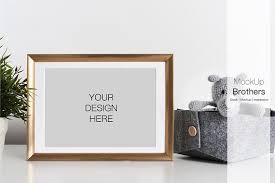 Landscape Frame Mockup Landscape Baby Nursery Mock Up Etsy In 2020 Photo Frames For Kids Frame Frame Mockups