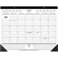 Staples 2020 2021 Academic Desk Pad 22 X 17 Bilingual Staples Ca