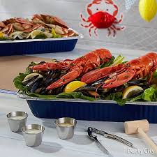 1 dozen crawfish lobster metallic red seafood boil party. Seafood Fest Party Ideas Party City