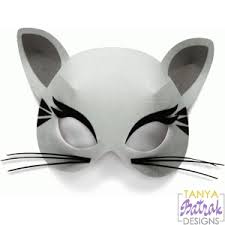 Download 3d Cat Mask Svg File