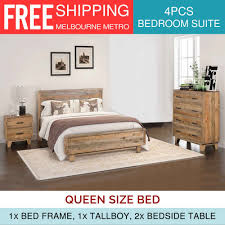 queen bedroom suite pine wood antique light brown wooden legs 4pcs woodstyle spalnye garnitury spalnya oformlenie kvartir