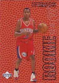 1996-97 Upper Deck Collectors Choice Allen Iverson Rookie Card #301,  Hobbies & Toys, Collectibles & Memorabilia, Vintage Collectibles On  Carousell