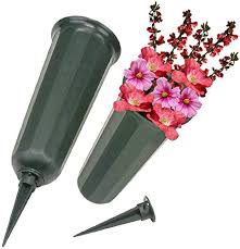 Choose from the wide if you wish to order artificial flowers for your loved ones online, you can head to ferns n petals where you will find many interesting options to choose from. Amazon Com Evelots Cemetery Grave Cone Vase For Fresh Artificial Flowers Sturdy Stake Set 2 Home Kitchen
