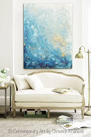 Giclee Print Large Art Abstract Painting Blue White Wall Art Home Decor Canvas Prints Coastal Wall Decor Marbled Seascape Beach Christine White Wall Art Coastal Wall Decor Etsy Wall Art