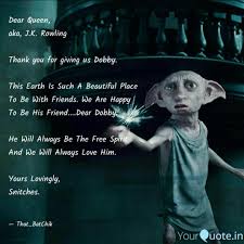 39 dobby famous sayings, quotes and quotation. Dobby Quotes Sock
