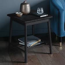 Wyn Side Table Black In 2020 Black Side Table Side Table Wood Wooden Side Table