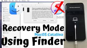 How To Put Iphone In Recovery Mode Using Finder On Macos Big Sur Catalina Without Itunes Youtube
