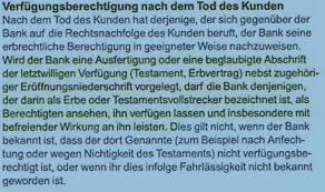 Generalvollmacht ersetzt im grundbuchverfahren den erbschein. Bankrecht Rechthaber Der Jurablog Von Graf Partner