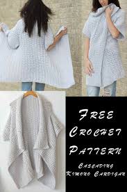 The custom kimono cardigan printing service from custom.ph lets you to have an outwear item with design that you like. Diy Crochet Cascading Kimono Cardigan Usefuldiy Com