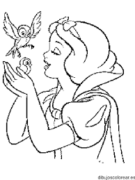 18 oct 2017 explora el tablero de marianamaldonadolorenzo blancanieves en pinterest. Dibujo De Blancanieves Con Pajaros