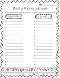 You can create printable tests and worksheets from these grade 2 abc order questions! Word Work Abc Alphabetical Order Spelling Worksheet Spelling Worksheets Spelling Words List Spelling Words