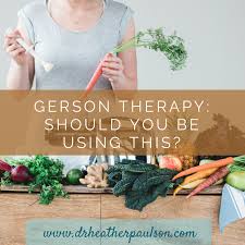 gerson therapy should you be using
