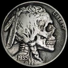Pin By Candace Simmons On Varios In 2020 Hobo Nickel Skull Carving Coins