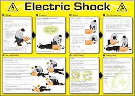 #lampshade came off after my dog knocked it down and i tried to fix it without unplugging the lamp #oops #electrical shock #i was pretty shocked. Electric Shock Poster 594x420mm Flexible Pvc