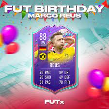 We have the cheapest fut birthday marco reus sbc solution. Fut Invest On Twitter Dortmund Player Is Confirmed As Marco Reus Who Will Be A Lw Stats Prediction Futbirthday Card Design By Futxtrading Https T Co D4pofcnix6