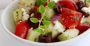 Good For You Greek Salad Recipe Clean Eating Salads Salad Side Dishes Greek Salad