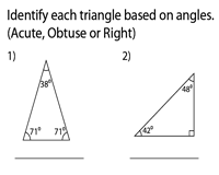 First, they classify each triangle by its sides and then by its angles. Classifying Triangles Based On Sides And Angles Worksheets